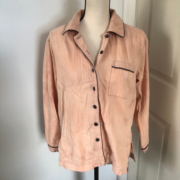 Victoria’s Secret pajama top peach color Size S - Picture 1 of 3